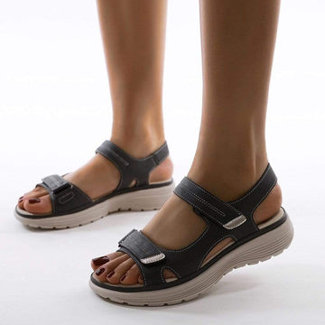 Sandalias mujer ortopédicas soporte arco plantar tiras ajustables – Nally